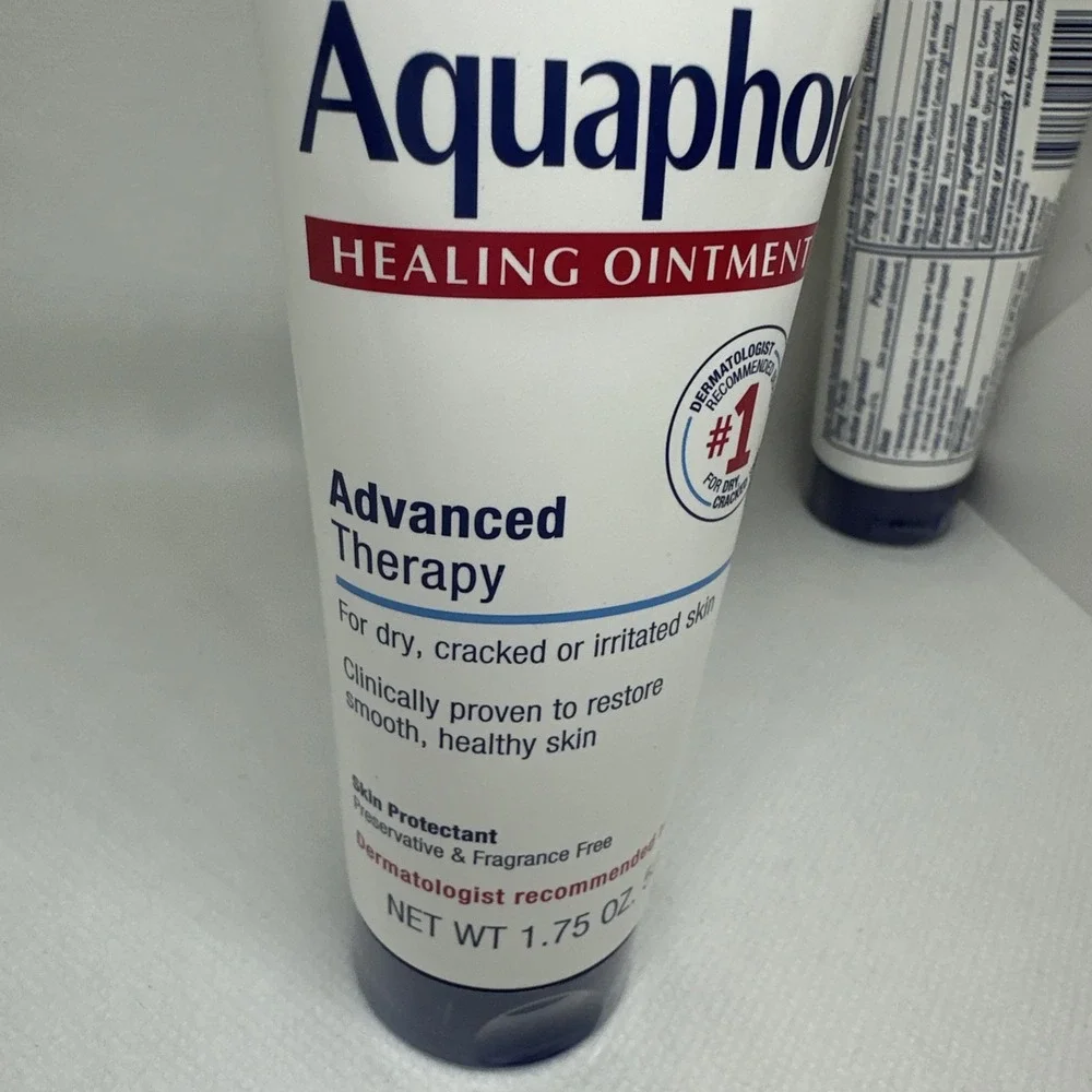 Aquaphor Healing Ointment Advanced Therapy for Dry Cracked Skin 1.75oz (4 Pack)